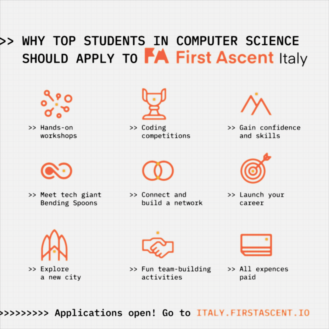 First Ascent Italy — why top students should apply